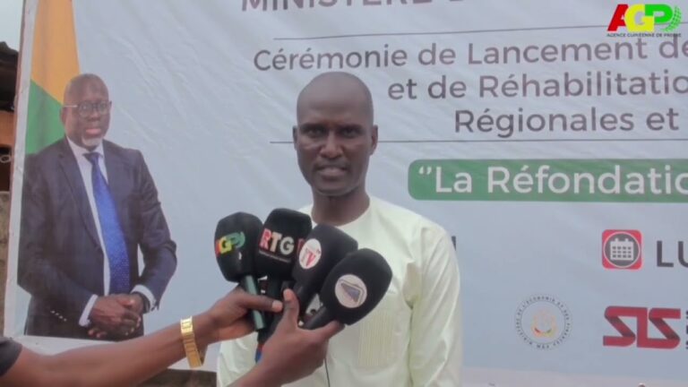 SIGUIRI / INFRASTRUCTURES  POSE DE LA PREMIÈRE PIERRE DE LA CONSTRUCTION DE LA TRÉSORERIE PRÉFECTORALE