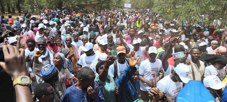 Gaoual : La population de la cité sainte de Touba mobilisée derrière le CNRD