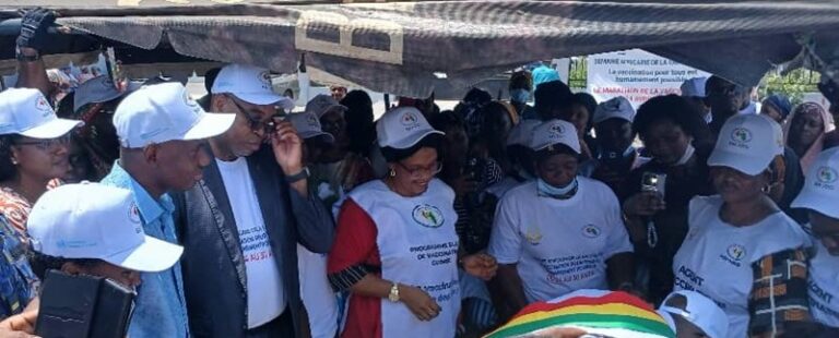 Guinée: Le ministre de la santé lance la semaine africaine de vaccination des enfants de 0 à 23 mois