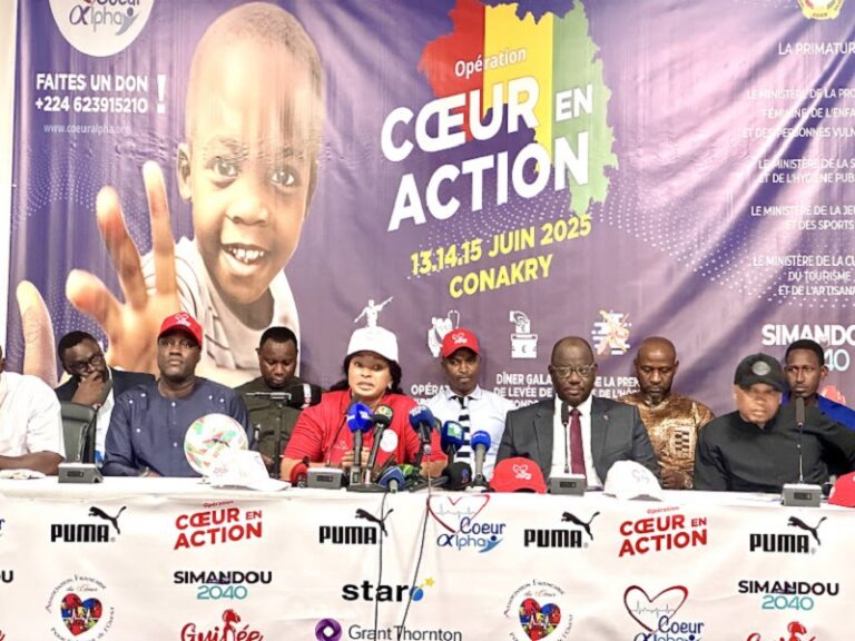 Guinée/Humanitaire : L’ONG ‘’Cœur Alpha’’, lance officiellement les activités de son initiative ‘’Cœur en action’’ devant plusieurs légendes du Football africain