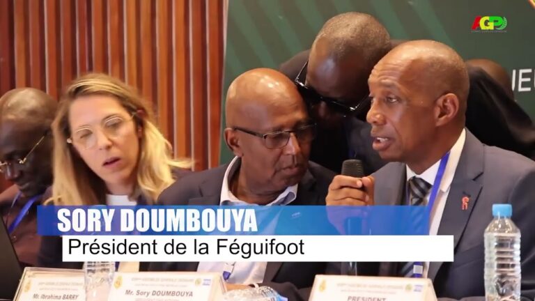 FEGUIFOOT/XVIIIème ASSEMBLÉE GÉNÉRALE ORDINAIRE : LES PREMIERS MOTS DU NOUVEAU PRÉSIDENT DE LA FEGUIFOOT