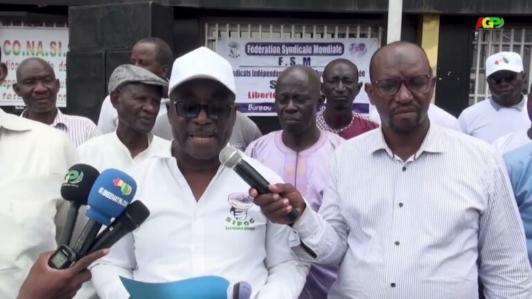 CONAKRY / CÉLÉBRATION DU 1er MAI : DES CENTRALES SYNDICALES PRÉSENTENT LEUR CAHIER DE DOLÉANCES ET DE REVENDICATIONS AU GOUVERNEMENT