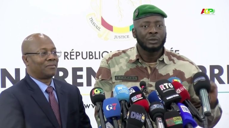 GUINÉE / RÉFÉRENDUM LE GÉNÉRAL AMARA CAMARA ANNONCE LA DATE DE SON ORGANISATION