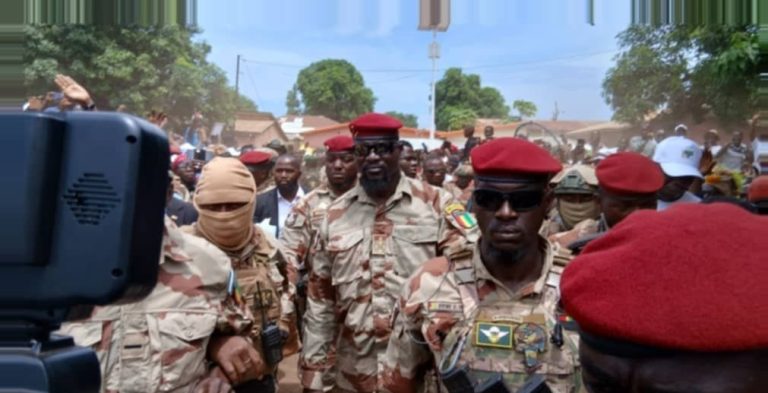 Kouroussa : Le président  Mamadi Doumbouya chez le  patriarche de  Hamana