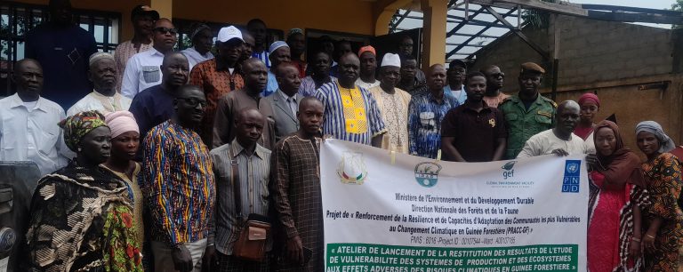 « Kissidougou : les résultats de l’étude sur la vulnérabilité des écosystèmes et des systèmes agricoles dévoilés »