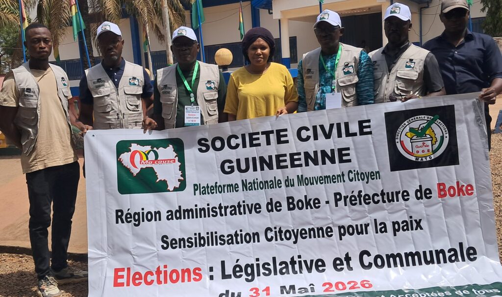 Boké/Elections : Le Mouvement citoyen ‘’MA CAUSE’’ en tournée de sensibilisation des citoyens pour la paix.