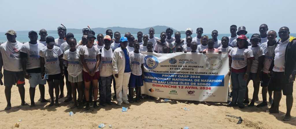 Guinée/Natation : Coup d&rsquo;envoi du championnat national de natation en eau libre