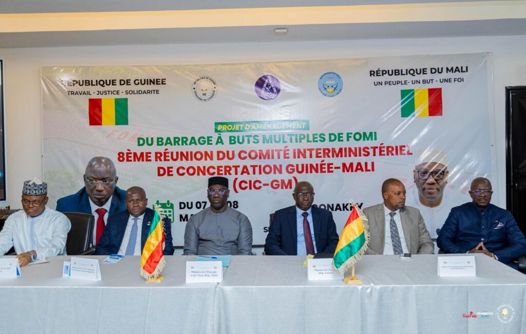 Guinée/Energie: Relance du barrage à buts multiples de Fomi avec le Mali