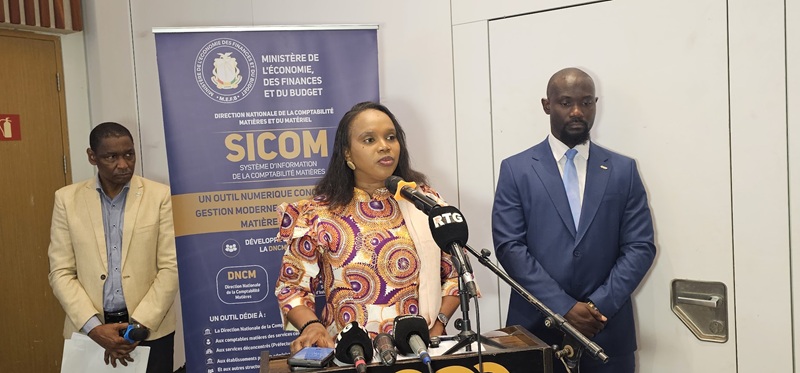 Guinée-Economie: La ministre Mariama Ciré Sylla lance le système d’information de la comptabilité matières
