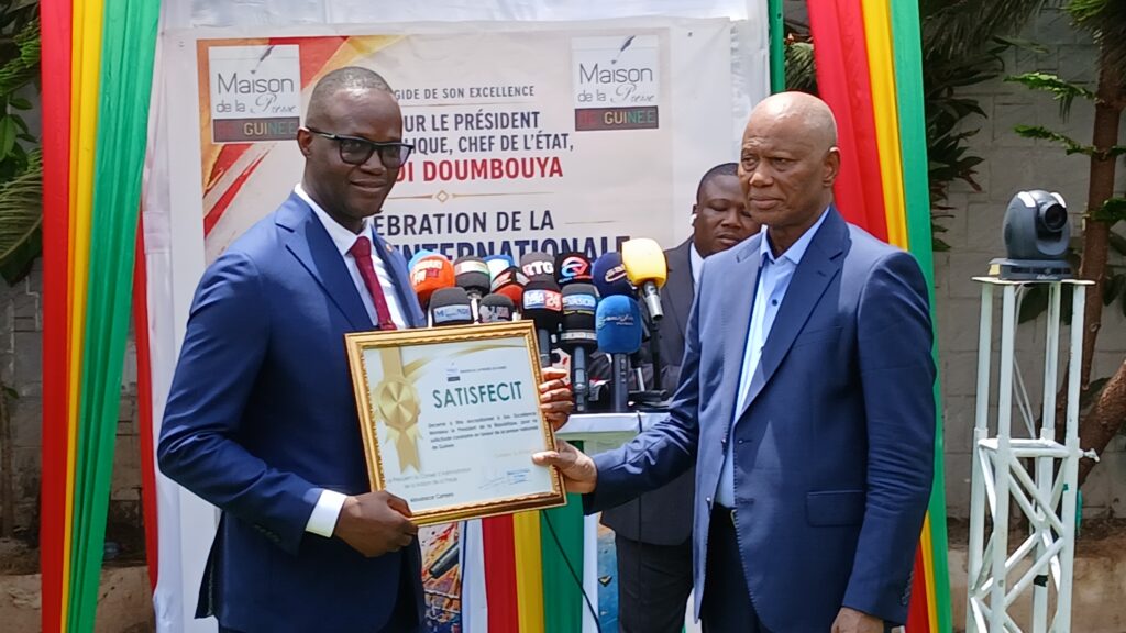 Guinée/Journée internationale de la presse : Un prix spécial décerné au Président de la République en reconnaissance de ses efforts