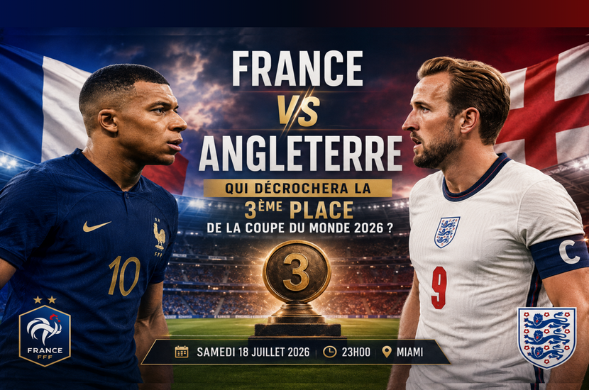 Mondial-2026 : France ou Angleterre, qui décrochera la troisième place ?