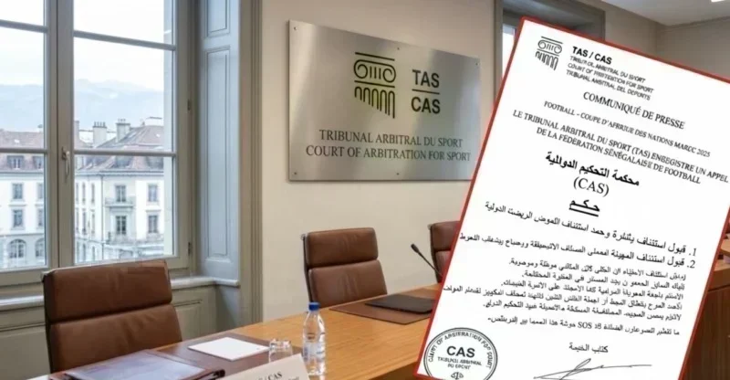CAN 2025 : le verdict attribué au TAS est un faux