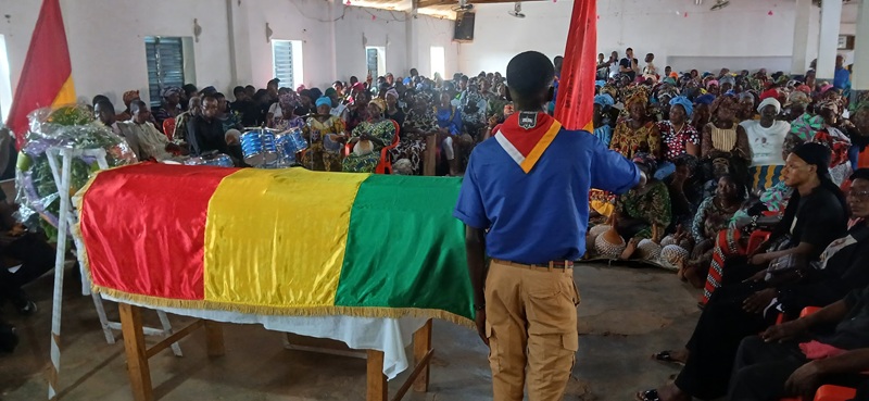 Guéckédou: Hommage à l’ancien Maire de la CU Anathin Siafa Kamano