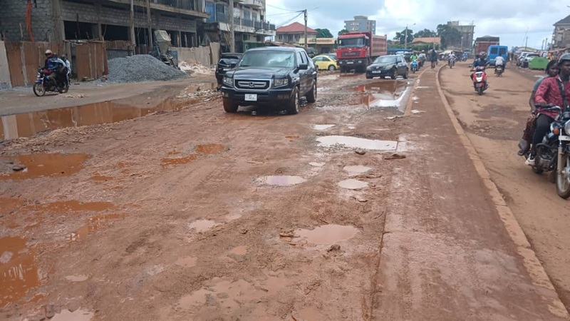 Conakry : L’axe Sonfonia-Enco5 fortement dégradé