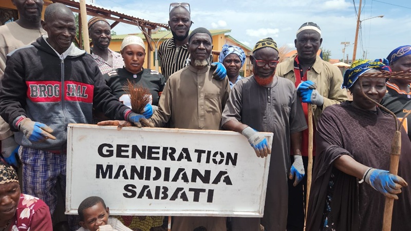 Mandiana: Plusieurs lieux publics assainis à l’initiative de la structure GMS