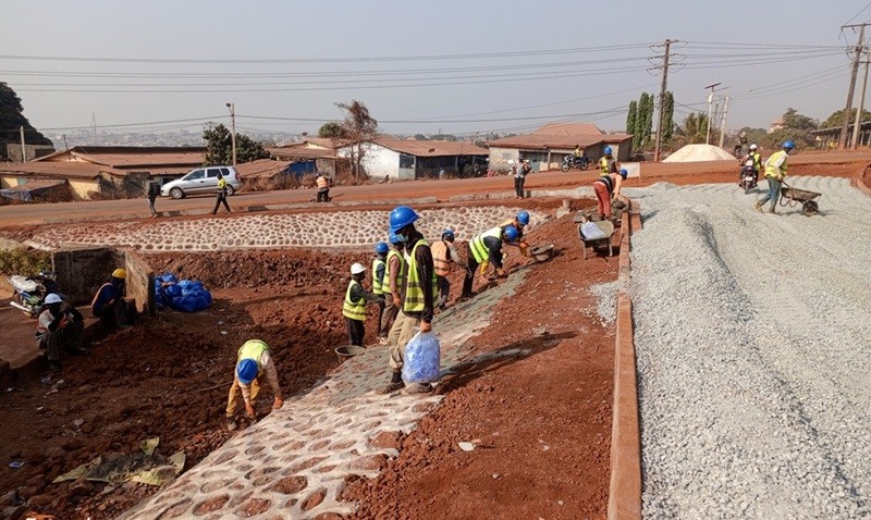 Conakry: Poursuite des travaux de réhabilitation des voiries urbaines de Lambanyi