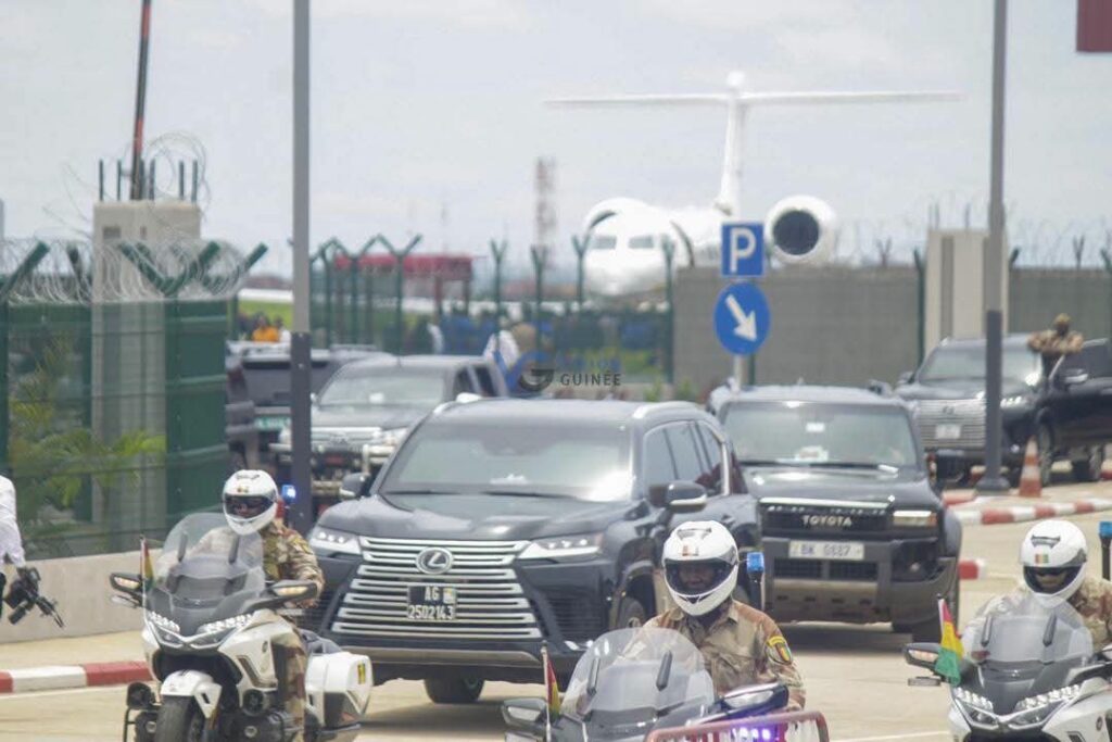 Guinée : Le Président Mamadi Doumbouya a regagné Conakry cet après-midi