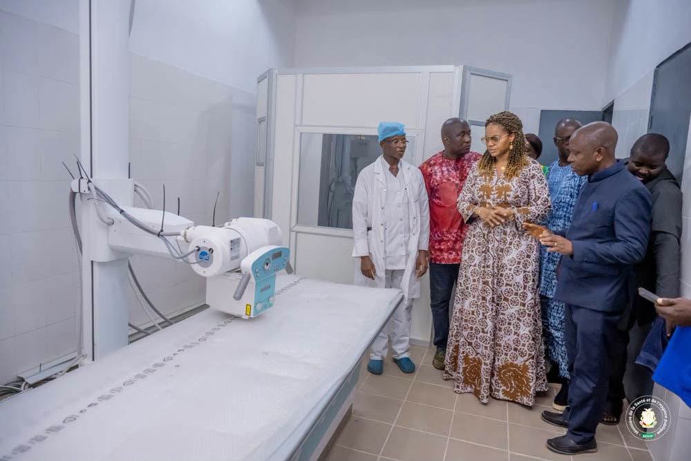 Yomou : La ministre de la santé inaugure l’hôpital préfectoral réhabilité et équipé