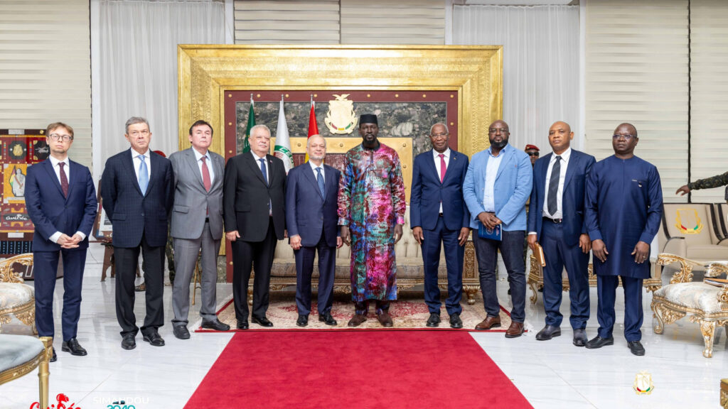Guinée/Simandou 2040 : le Président Mamadi DOUMBOUYA reçoit une délégation de RUSAL