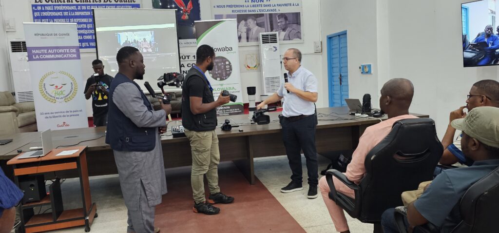 Guinée/Médias : Des journalistes et techniciens outillés en techniques de prise de vue et de montage audiovisuel