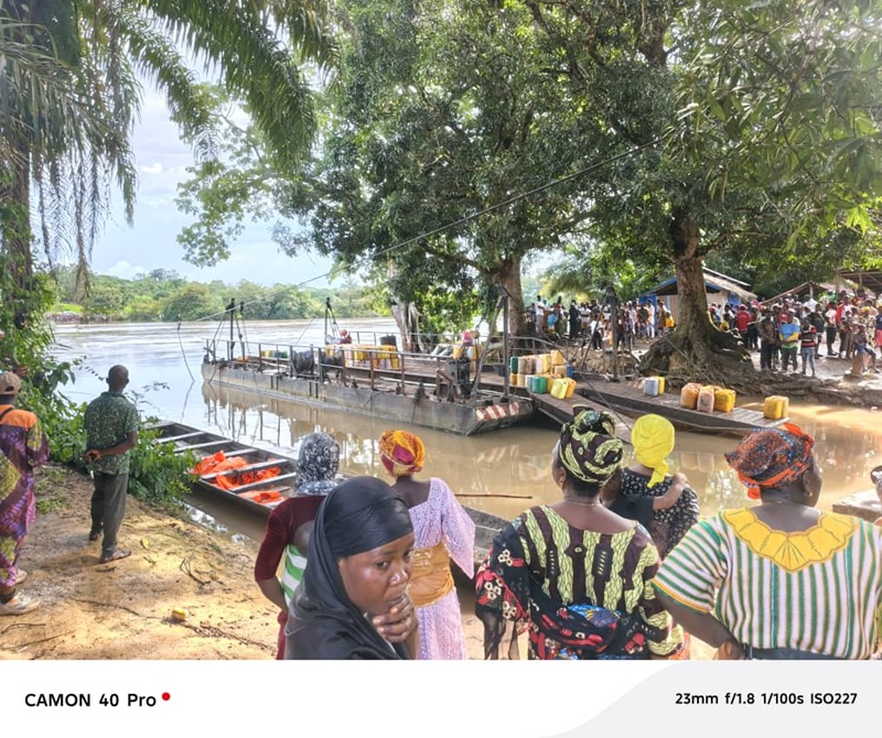 Guéckédou: Deux morts et deux portés disparus dont un militaire dans le naufrage d’une pirogue