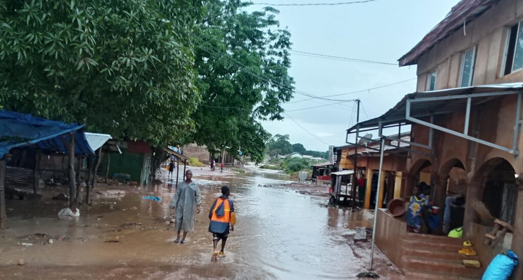 Mandiana/Inondations : Plusieurs quartiers de la ville sous l’eau