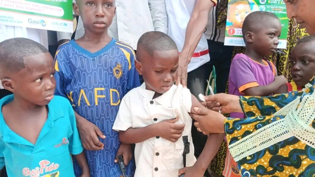 Dubréka : Lancement d’une campagne de vaccination contre la rougeole à Tanènè