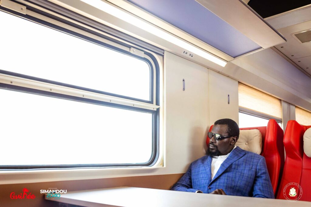 Forécariah/Projet Simandou : les activités du train de la Compagnie du TransGuinéen lancées par le Président de la République au port de Moribayah