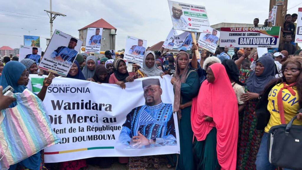 Sonfonia : Les habitants de Wanindara expriment leur reconnaissance au Chef de l’Etat par un carnaval géant